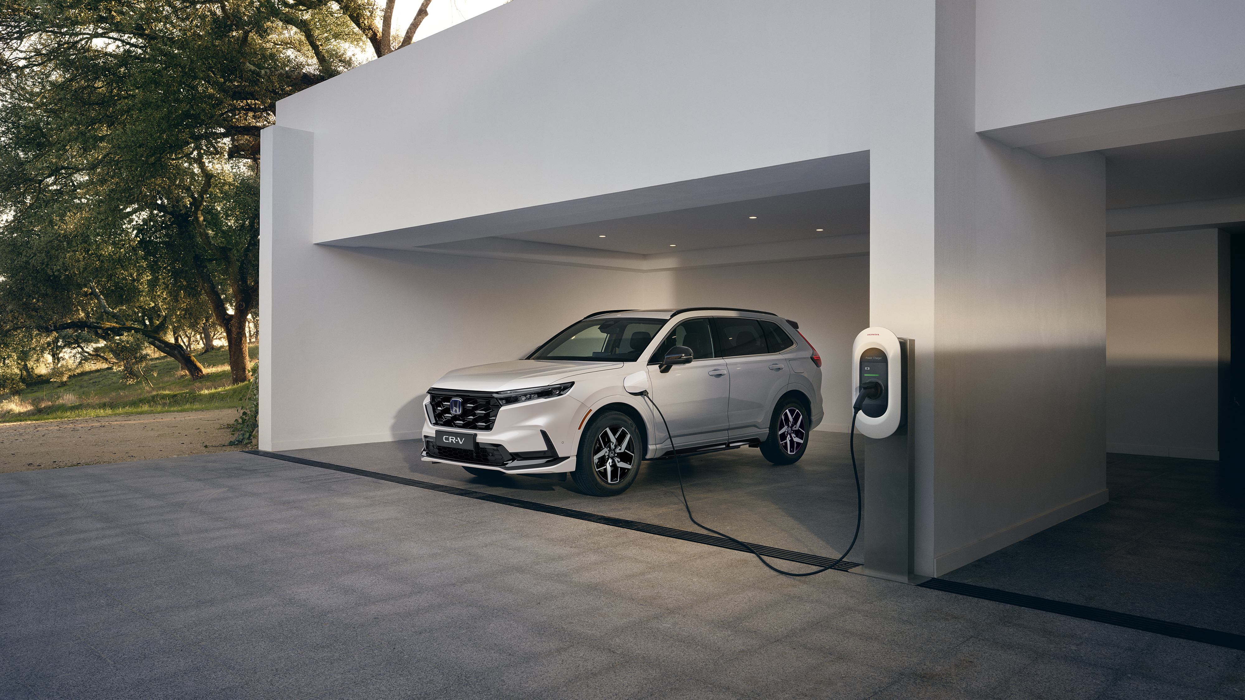 honda phev getting charged at location